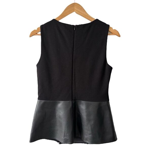 Bailey 44 Faux Leather Peplum Top - Picture 7 of 8